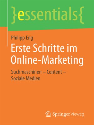 cover image of Erste Schritte im Online-Marketing